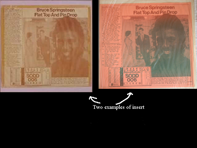 Bruce Springsteen - FLAT TOP AND PIN DROP
